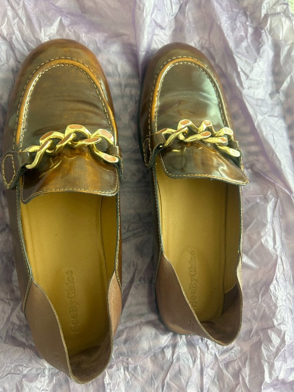 See By Chloé Leather Loafers (NWT)